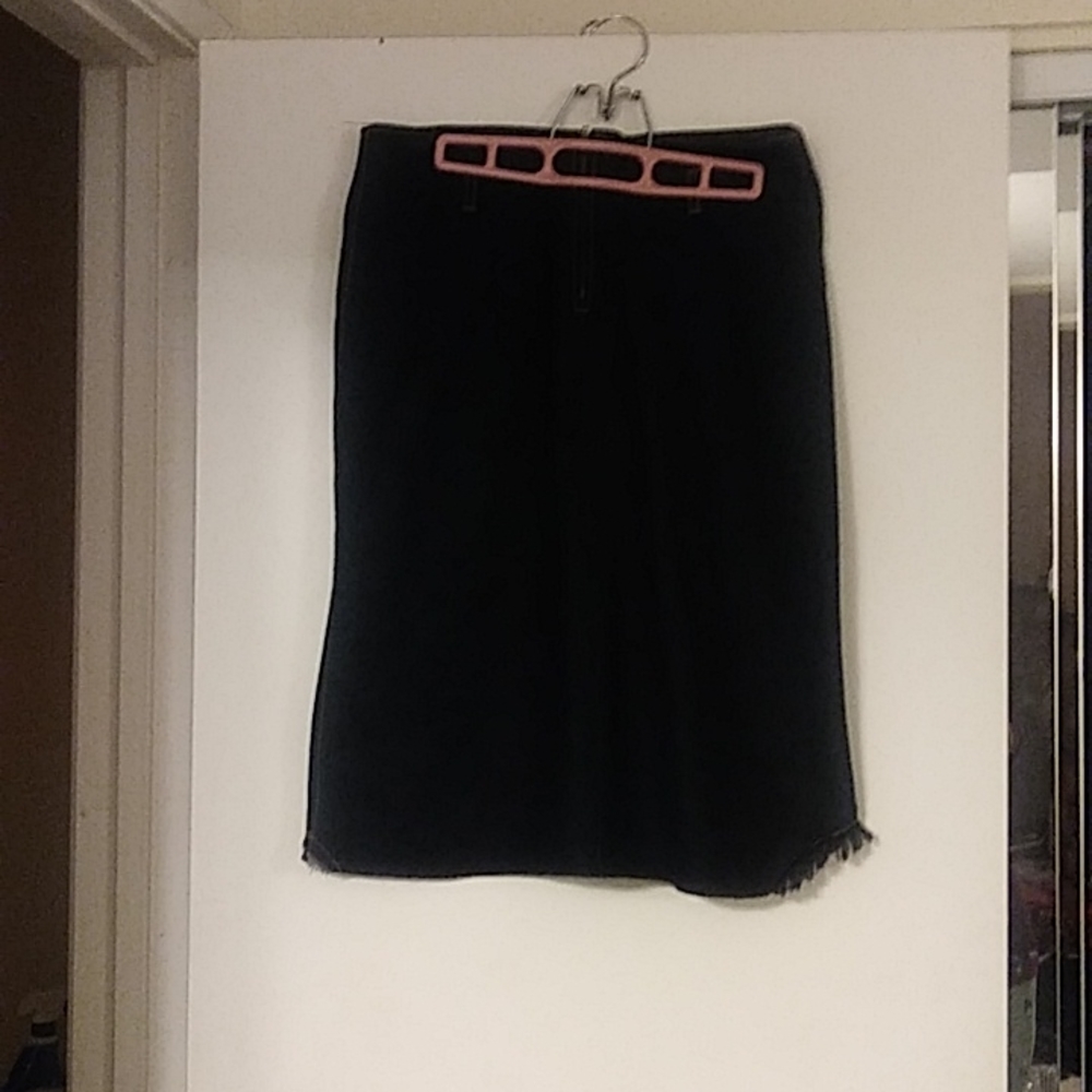 Dark Blue Denim Skirt